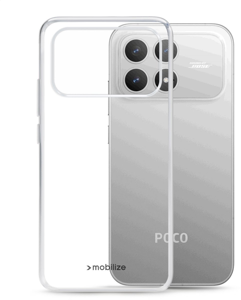 Mobilize Doorzichtig Hoesje geschikt voor POCO F8 Pro Telefoonhoesje Flexibel TPU | Mobilize Gelly Case Backcover | Doorzichtig Telefoonhoesje F8 Pro | F8 Pro Case | Back Cover - Transparant