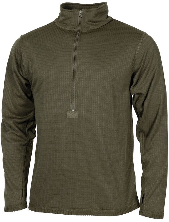 Maillot de corps MFH US, manches longues, niveau II, Gen III, vert armée