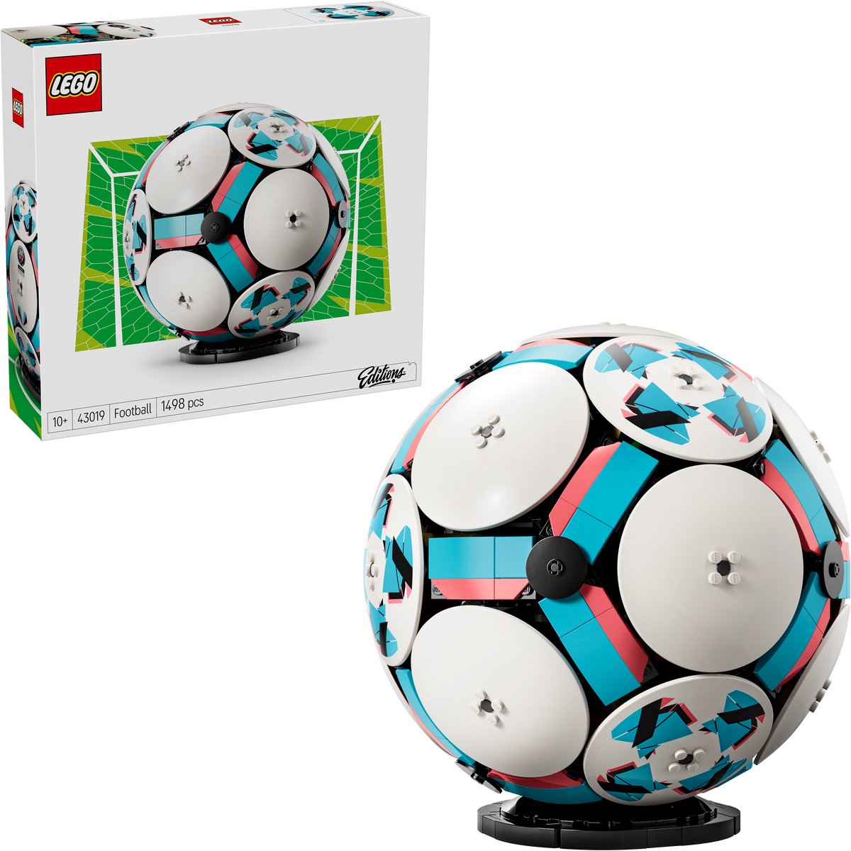 LEGO Editions Voetbal - 3D-display bouwpakket met mini-stadion - Verjaardagscadeau voor jongens, meisjes en voetbalfans vanaf 10 jaar - 43019 – foto 2