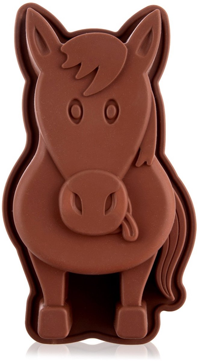 Bakvorm Silicone Paard 19x10x4 cm - Springvorm - Vorm voor Bakken - Taartvorm - Bakplaat