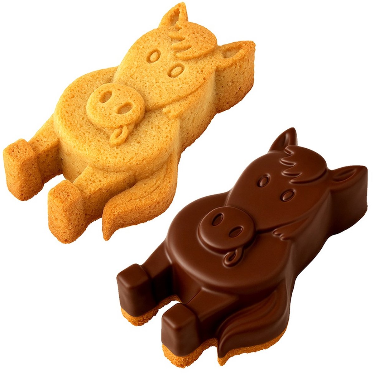 Bakvorm Silicone Paard 19x10x4 cm - Springvorm - Vorm voor Bakken - Taartvorm - Bakplaat – foto 2