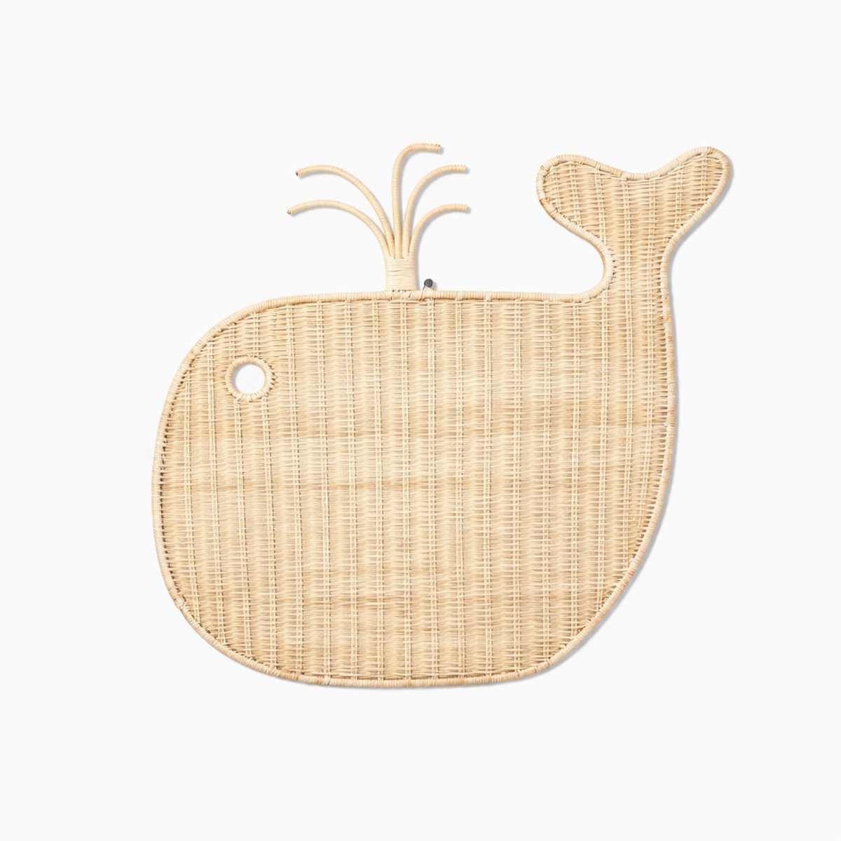 Rotan - Wanddecoratie - Walvis - Decoratie - Babykamer - Kinderkamer - Kado
