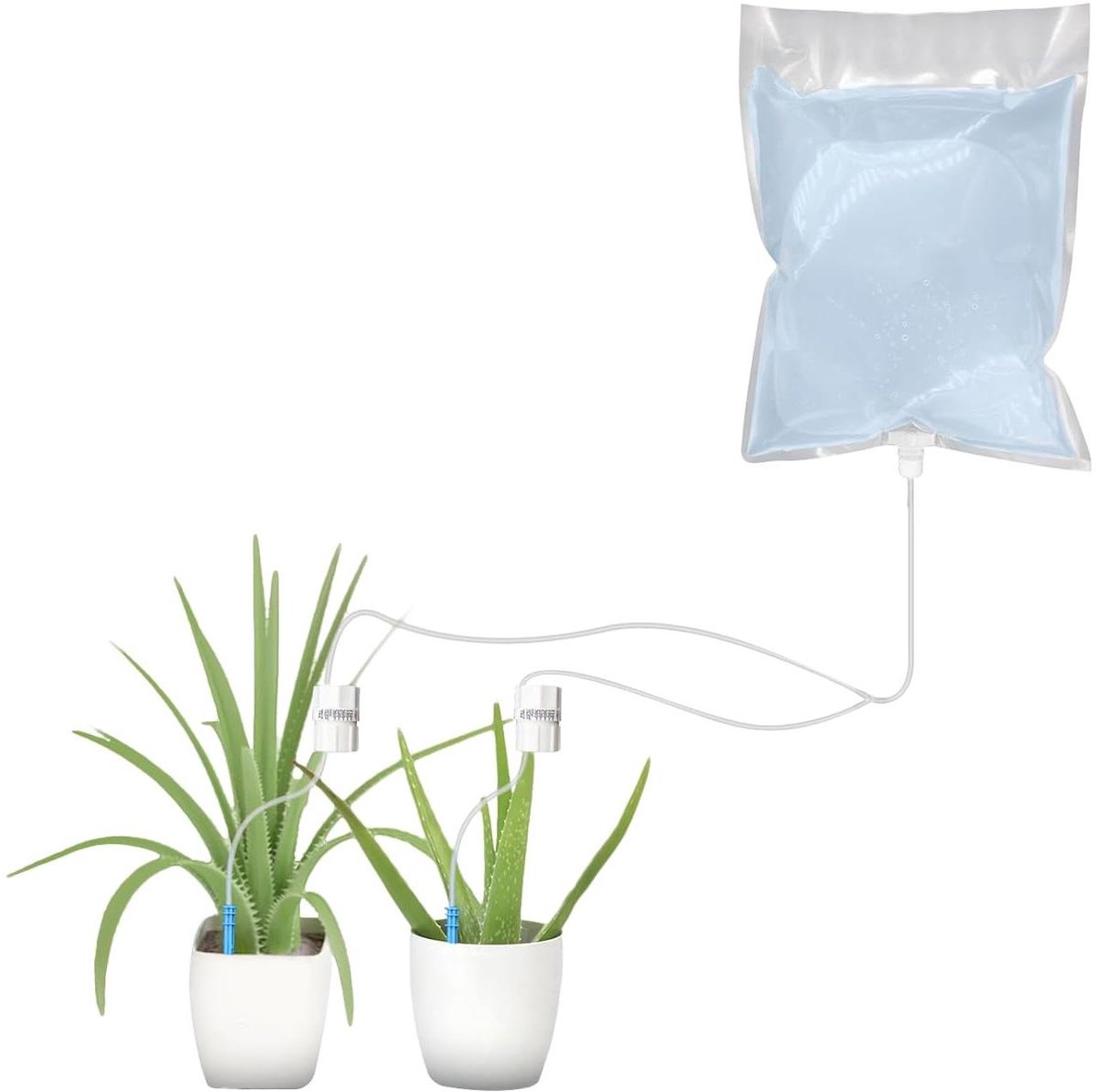 Druppelirrigatiezak voor Planten - Grote Capaciteit - Waterzak voor Potplanten - Kamerplanten - Buitentuin - Terrasplanten - 2 Liter