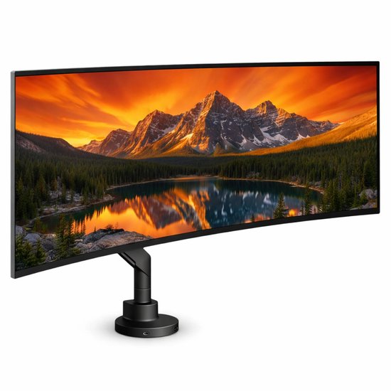 Skoov Monitor Arm met gasveer - Tot 57 Inch & 27KG - Wide screen