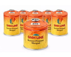 Unilight 6 pièces x 500 grammes Bouteilles de gaz - Cartouche - Cartouche à vis Valve à vis - Cartouche Easy Clic - Cartouche de gaz - Réchaud à gaz de camping - Gaz propane butane - pour brûleur à gaz - désherbeur