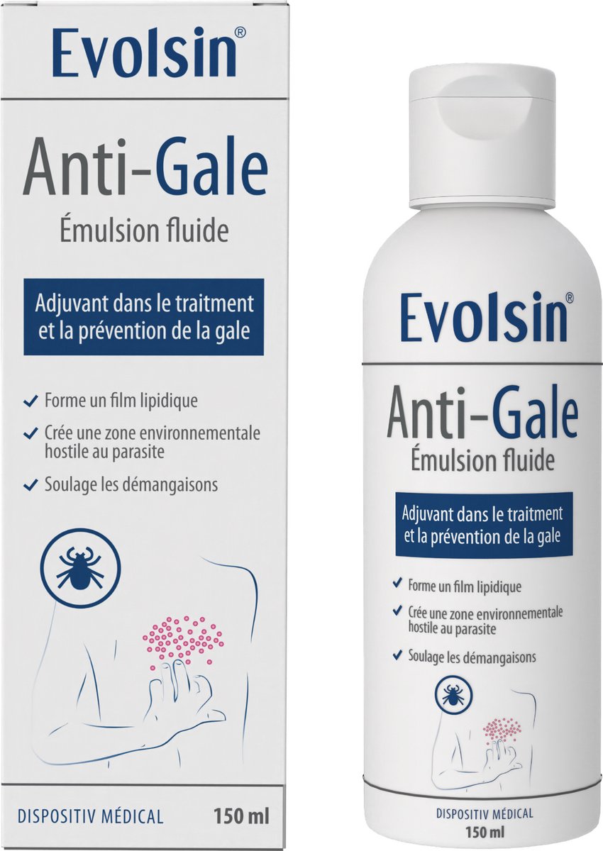 Evolsin® Schurft crème - Zalf voor Schurft - Lipidenfilm - Parfumvrij - 150 ml