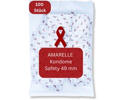 Amarelle Safety Red Ribbon condooms - maat 49 (100 condooms)