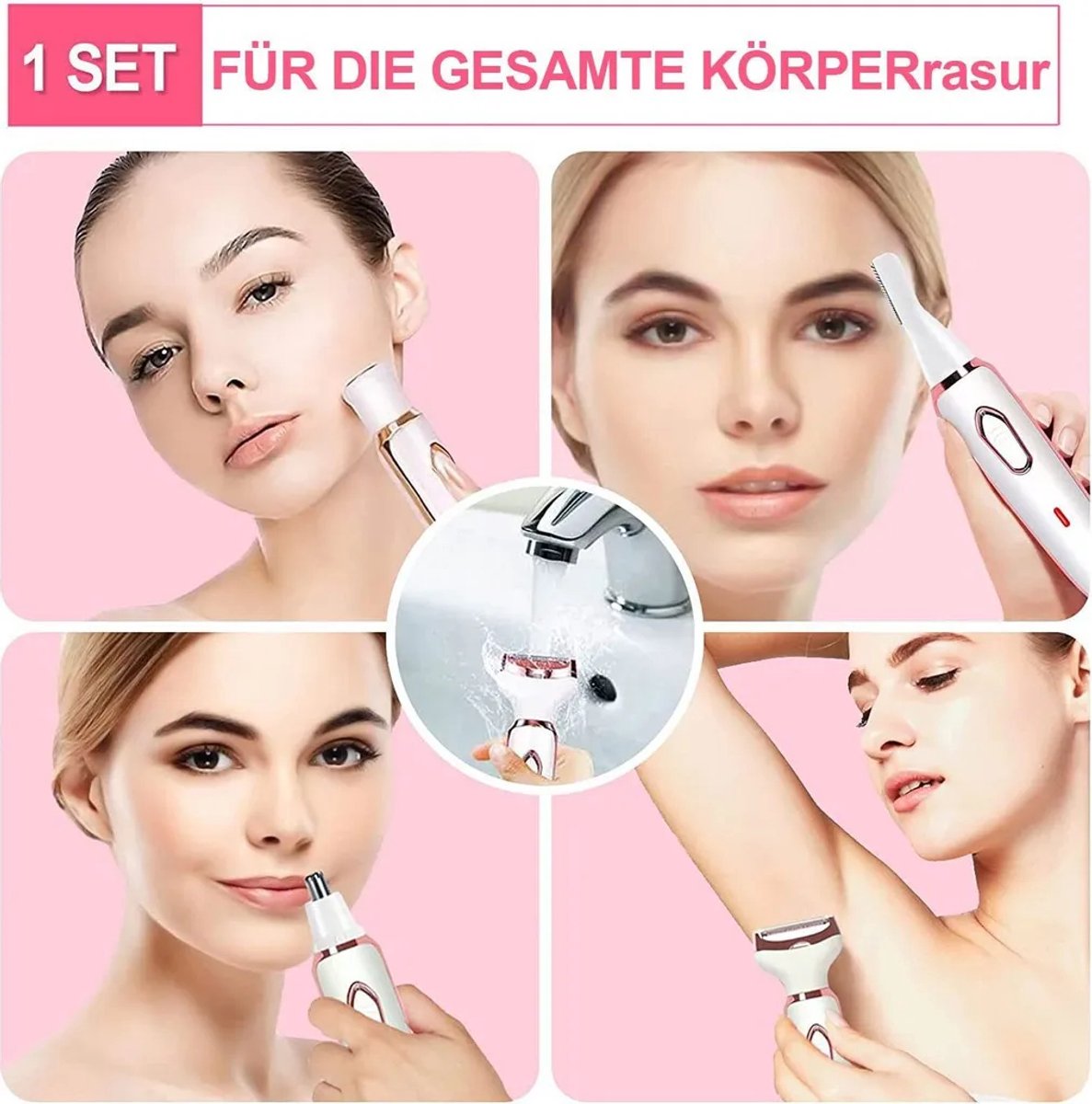 Zouma 4-in-1 Elektrische Trimmer voor Lichaamshaar - afbeelding 2