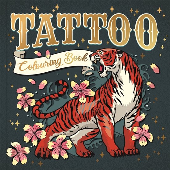 Tattoo Colouring Book - cover