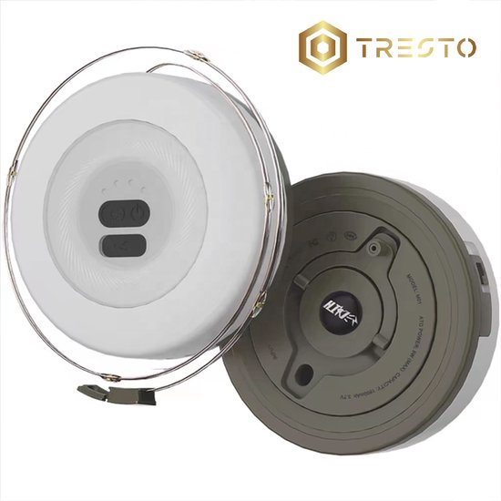 TRESTO- Intrekbare Camping String Lights 10M Oplaadbaar - Outdoor Waterdicht en Draagbaar met Opbergbare LED Verlichting - Warm Licht — afbeelding 5