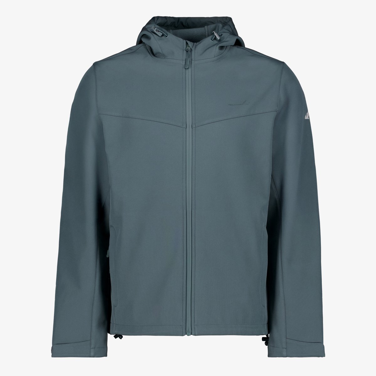 Mountain Peak heren softshell jas blauw - Maat S