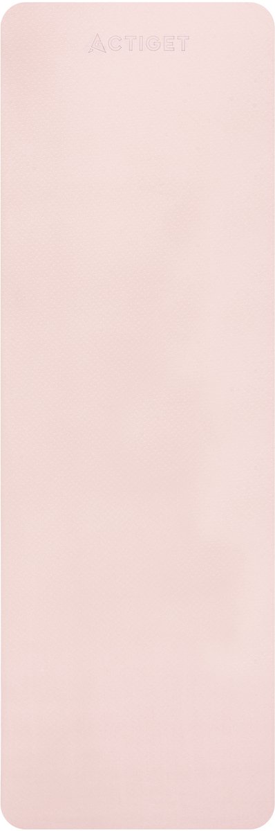 Actiget® Yogamat - Extra Dik - Inclusief Draagriem - 183 x 61 x 0.6 CM - Roze - TPE thumbnail 2