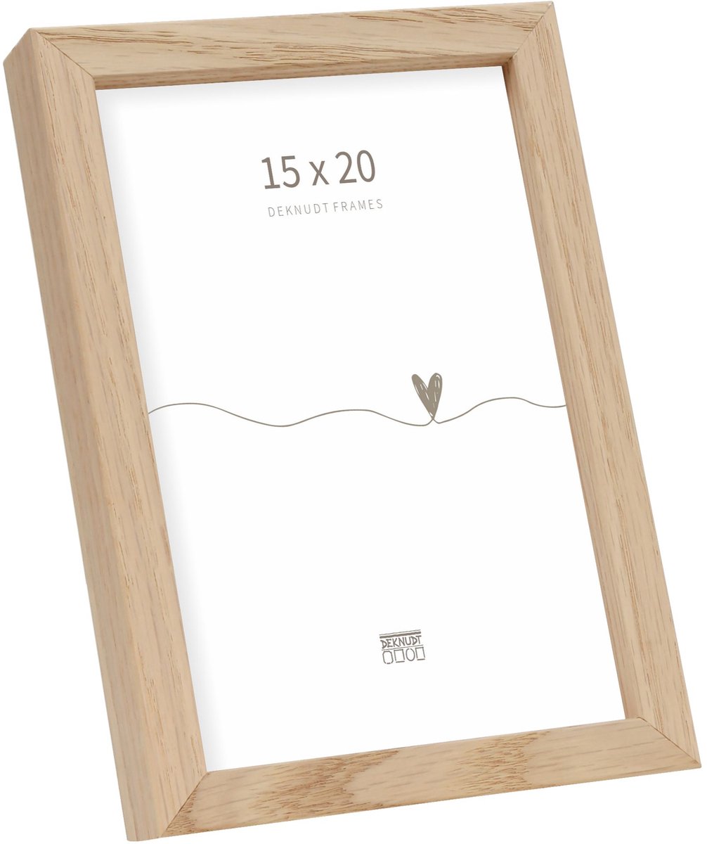 Deknudt Frames fotolijst S47DJ1 - naturel eik - voor foto 15x20 cm
