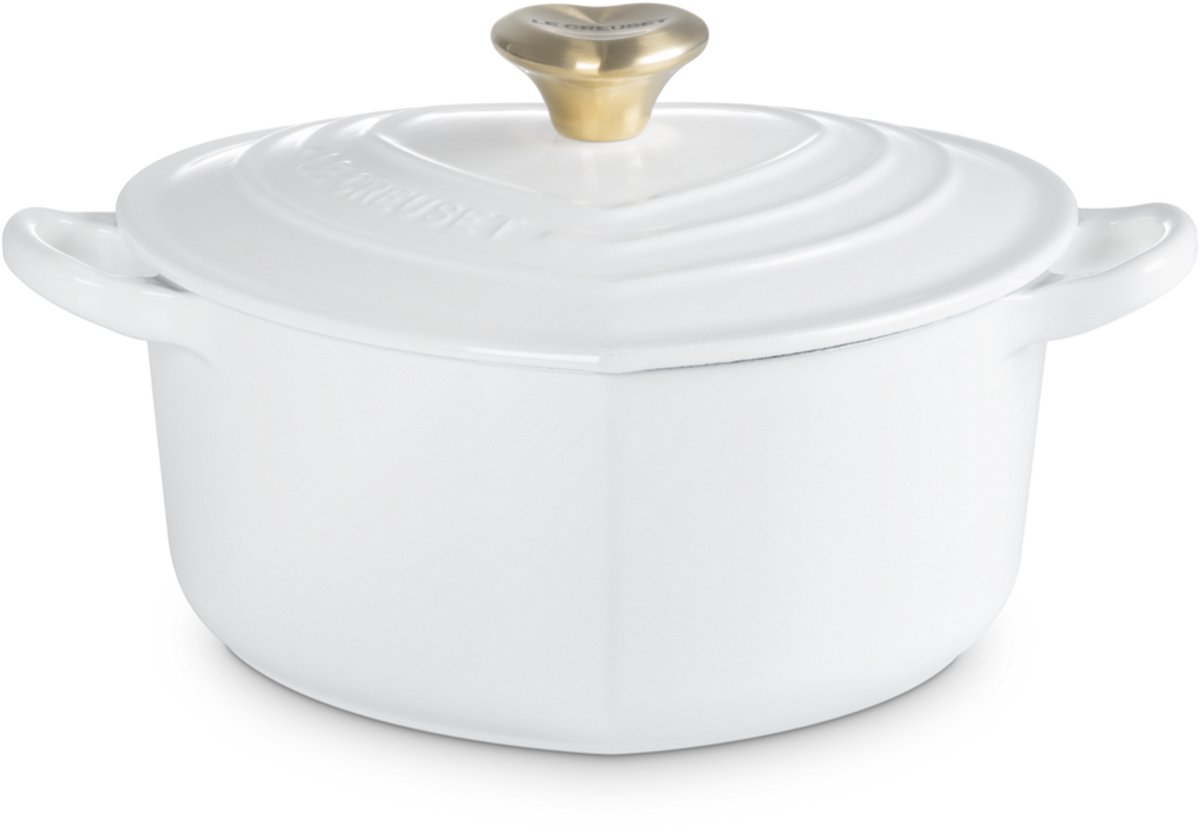 Le Creuset - Signature - Braadpan 20 cm - Hart - Wit