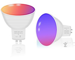 DrPhone SmartLed7 GU10 Slimme LED Spot – WiFi Lamp met App & Spraakbediening – RGB + Warm/Koud Wit – Dimbaar – Werkt met Alexa & Google Assistant – 6W