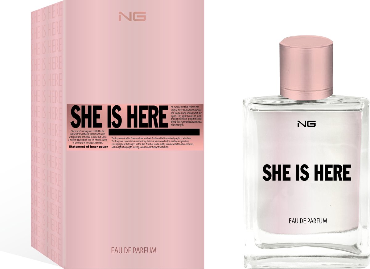 NG - SHE IS HERE - 100ml Eau de Parfum for Women