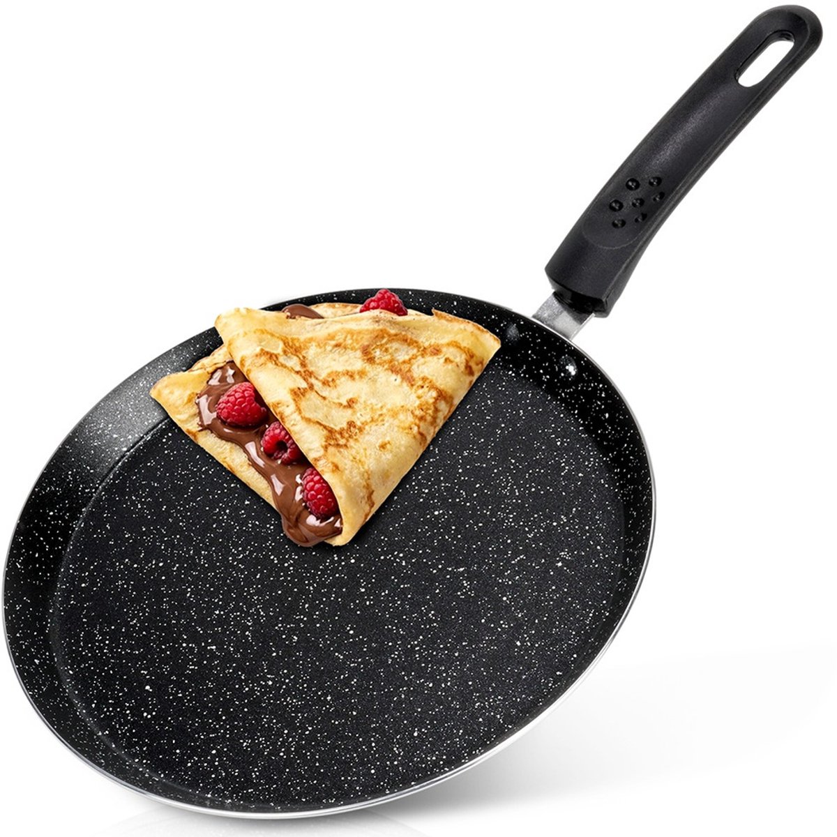 Pannenkoekenpan Graniet 24 cm - Omeletpan - Pancake - Eierpan - Pannenkoekpan