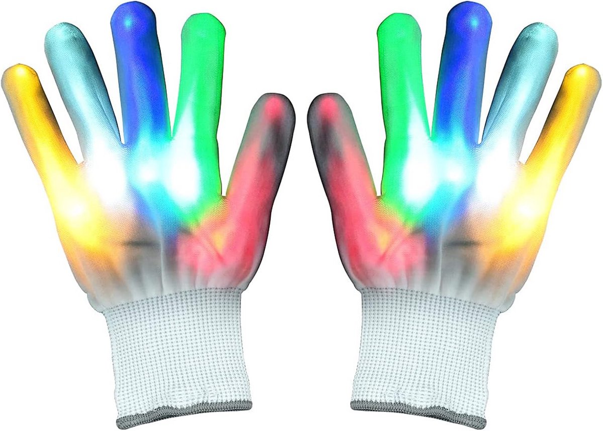 Lichtgevende LED Vingerhandschoenen voor Feest, Dansen en Evenementen