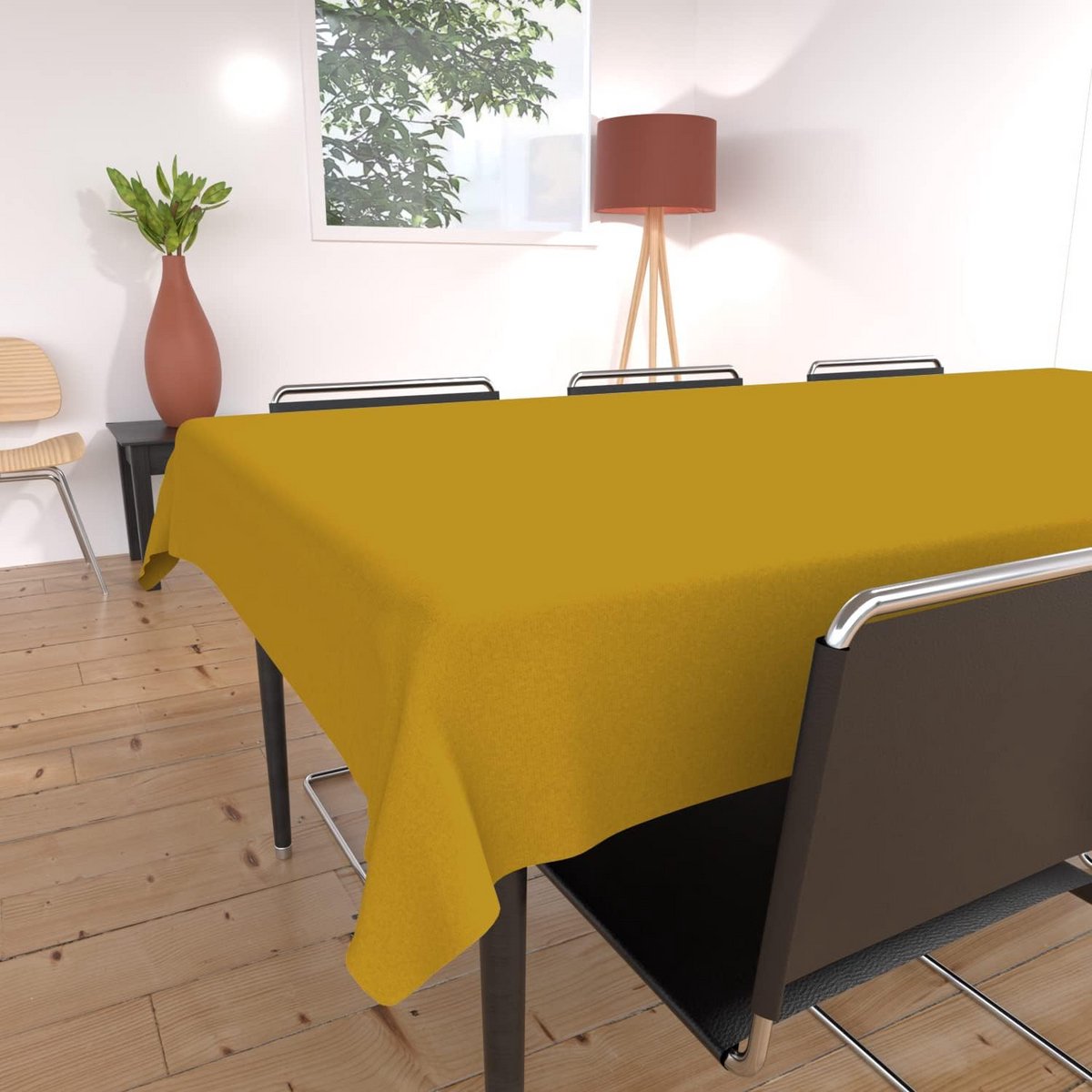 Ronde Tafelkleed Zwart Sterrenhemel Jacquard 180x180 cm - Waterafstotend Polyester