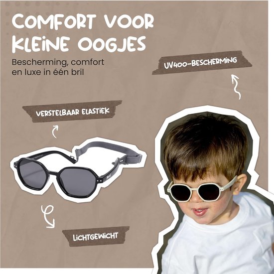 Flexibele Baby Zonnebril met UV400 Bescherming voor Dreumes en Peuter (1-3 jaar) — afbeelding 5