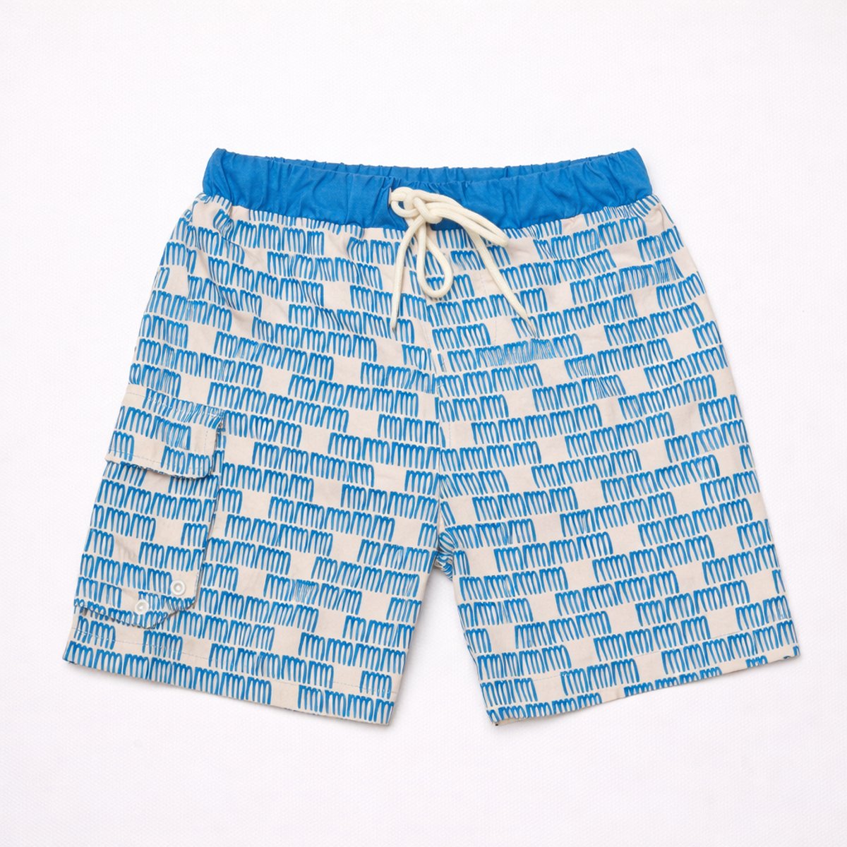 Ducksday - Zwembroek - boardshort - UV - werend - UPF50+ - Surf - Manta - Blauw - 98/104