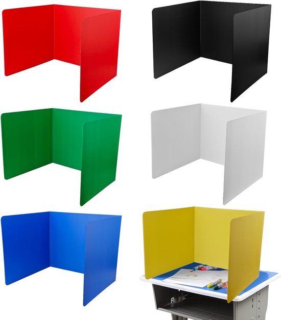 8 stuks scheidingswand voor bureau, inkijkbescherming, bureau 8 stuks scheidingswand voor bureau, inkijkbescherming, bureau