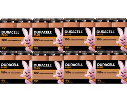Duracell Plus 9V - alkaline batterijen - 6LR61 - 32 stuks