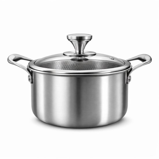 Ducq Downdraft 3-laags 20cm kookpan - Inductie Geschikte Pannen