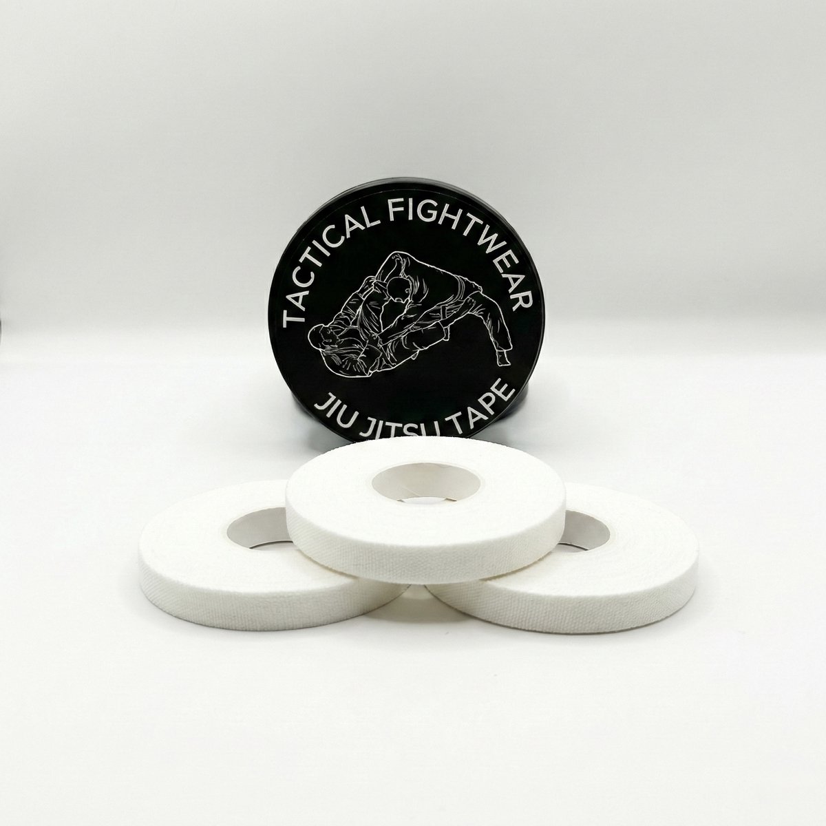 Jiu Jitsu Vinger Tape Wit – Tactical Fightwear – 3 Rollen 0,8cm x 10m – Voor BJJ, MMA & Sport – Grip & Vingerbescherming