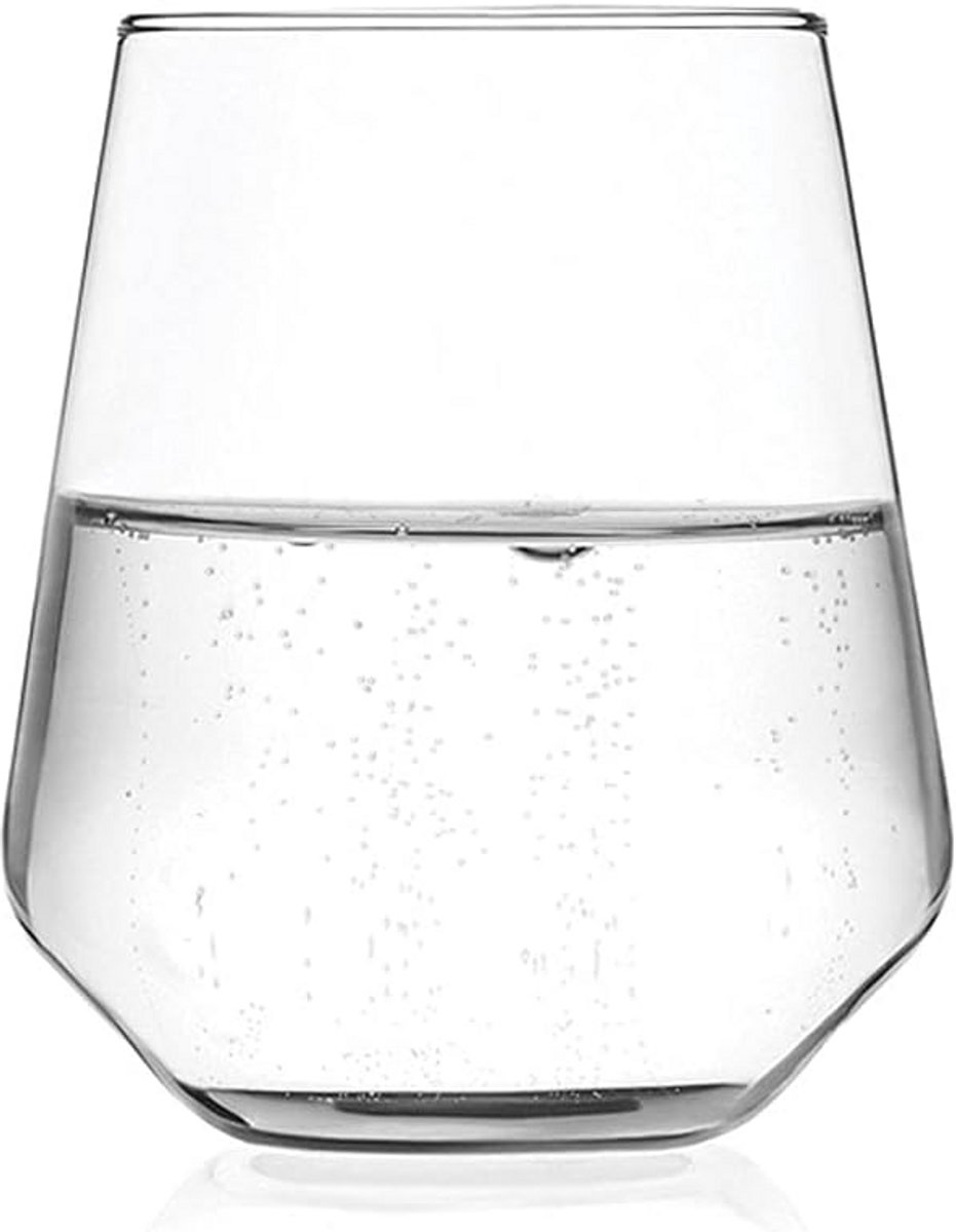 Set van 6 Kristallen Drinkglazen (38 cl) - Moderne Harmony Beker Set