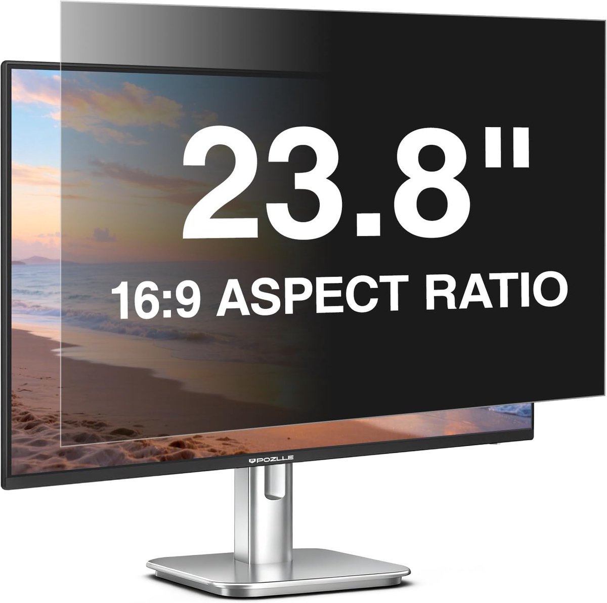 Famanu – Privacy screen filter voor 16:9 desktopmonitor – Anti-inkijk - anti-glare en blauwlichtbescherming – Geschikt voor 23,8 inch schermen