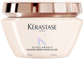 Kérastase Gloss Absolu Masque Riche Crème Hydra-Glaze - Hydraterend anti-frizz haarmasker - Voor dik, pluizig haar - 200ml