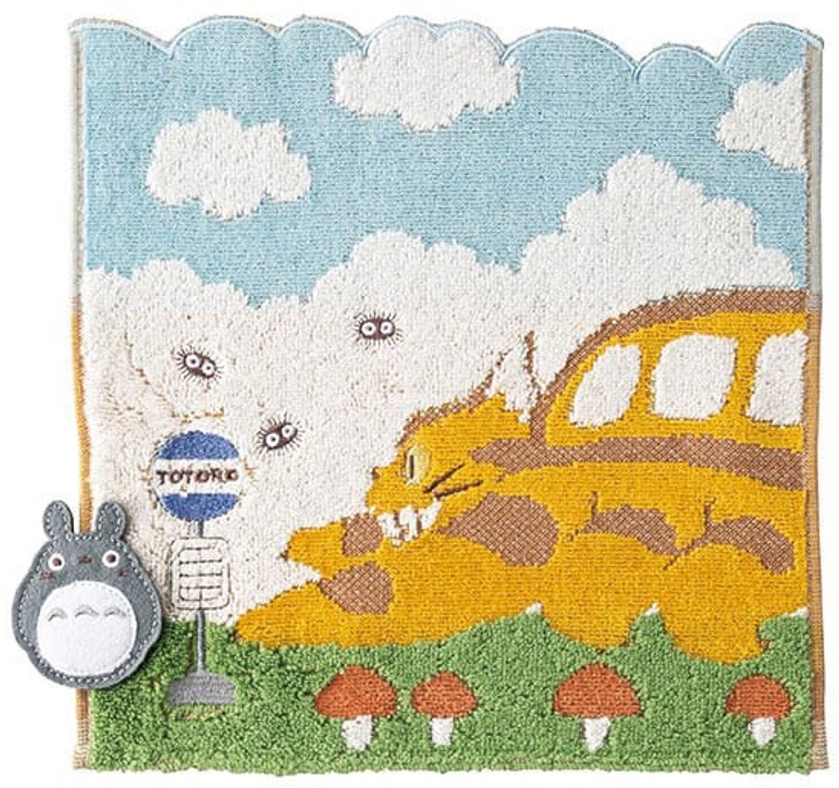 Marushin My Neighbor Totoro Mini Towel Catbus on it's way 25 x 25 cm Towels