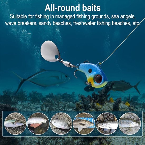 Catchers Set - kunstaasjes set 20g voor snoeken, baarzen, snoekbaarzen en meervallen — afbeelding 5