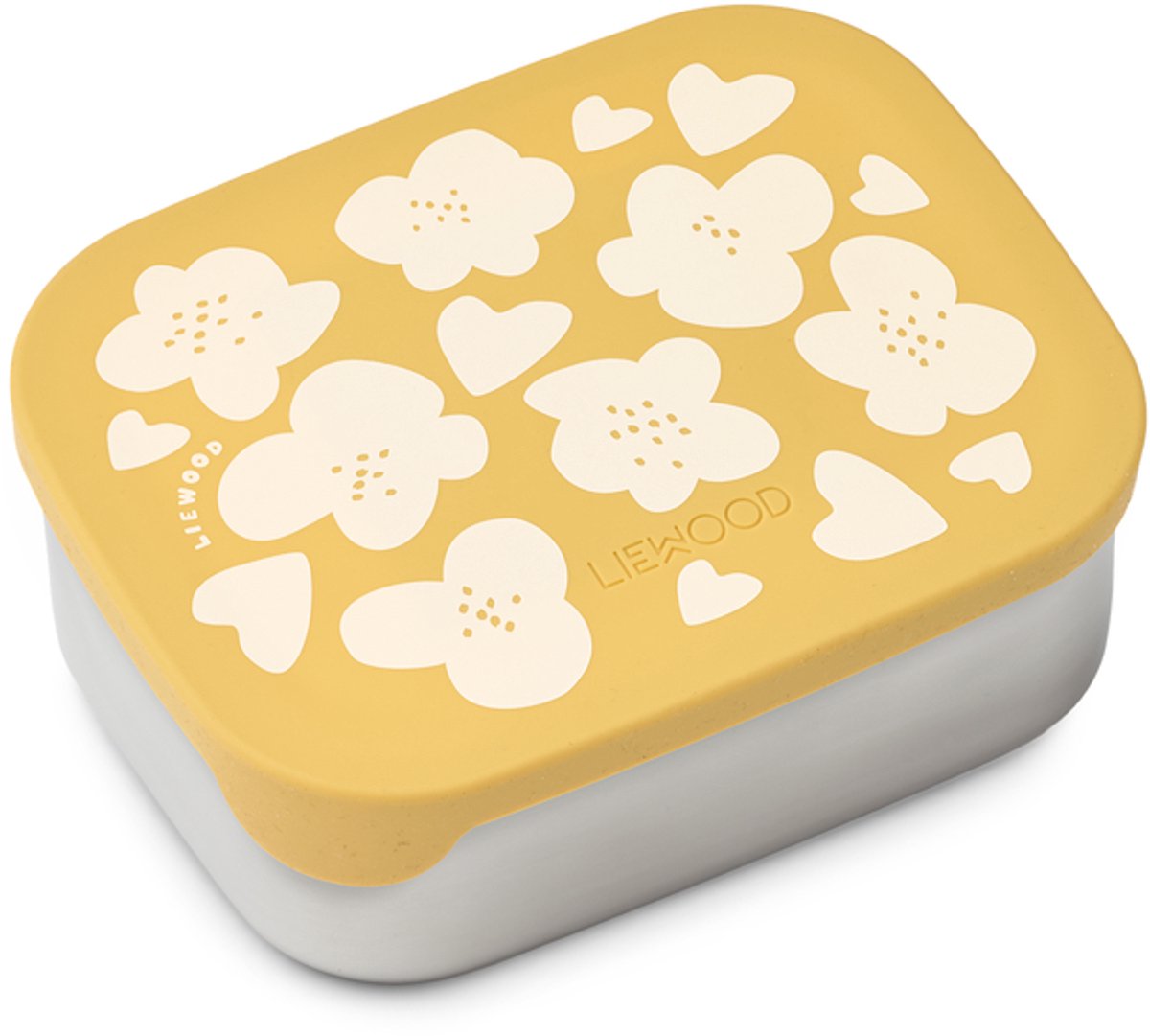 Liewood Arthur Lunchbox - 900ml - Flower / Lemon yellow lunchbox
