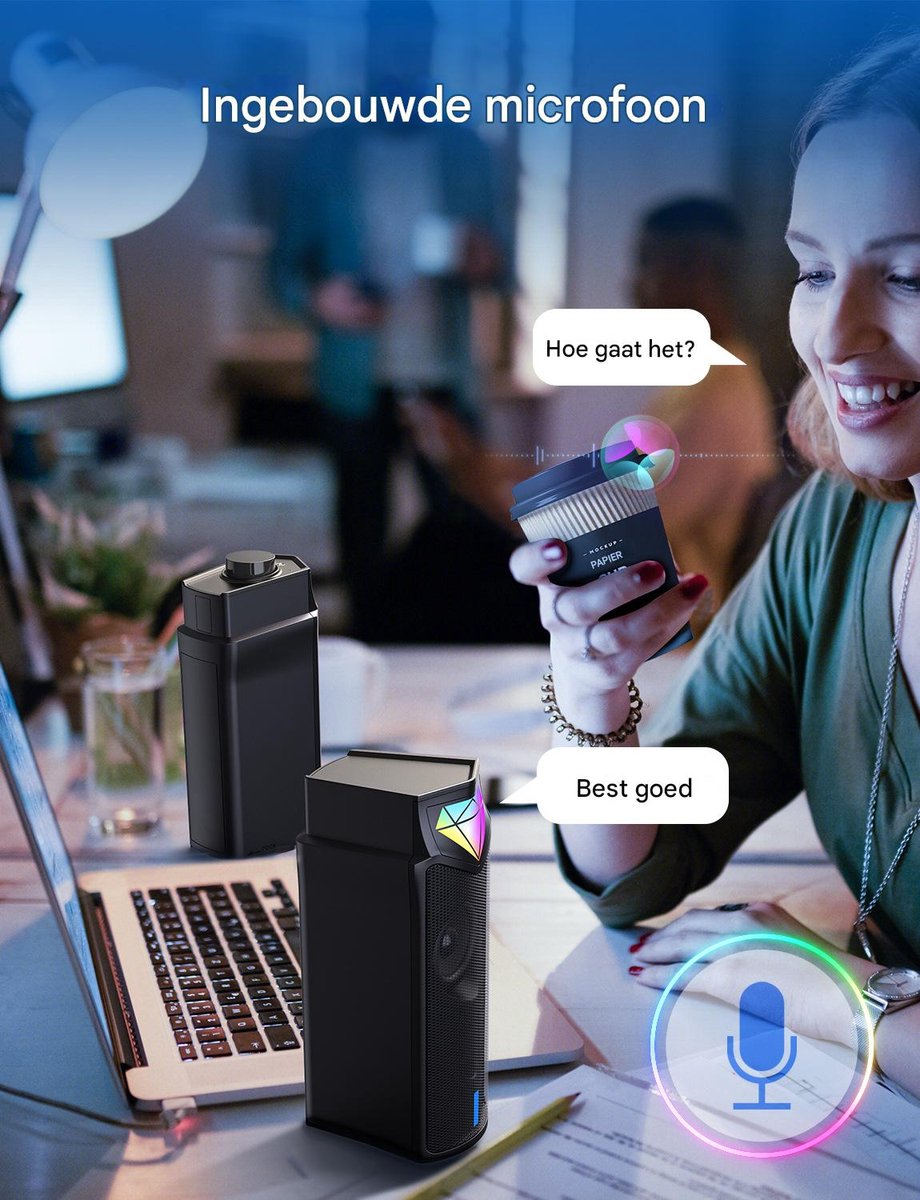 longziming Soundbar Bluetooth Luidspreker met - afbeelding 3