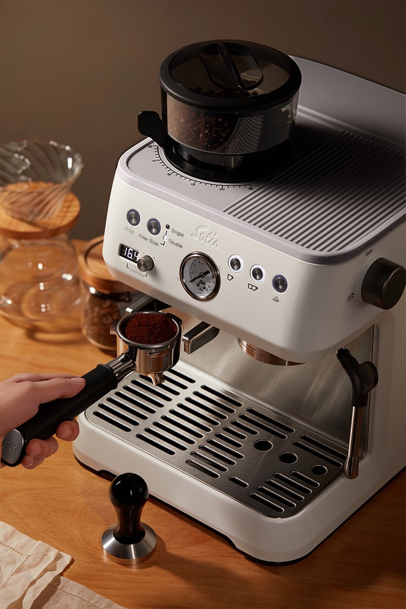 Solis Grind & Infuse Perfetta Pistonmachine - afbeelding 2