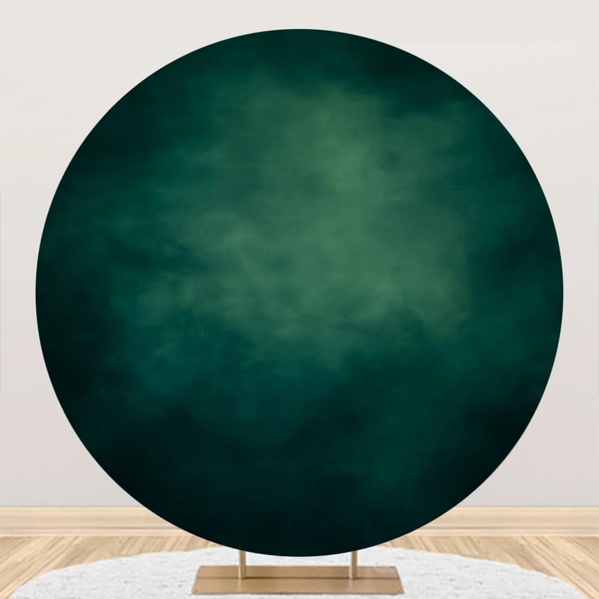Ronde Polyester Fotostudio Achtergrond Groen Abstract Vintage 2 Meter