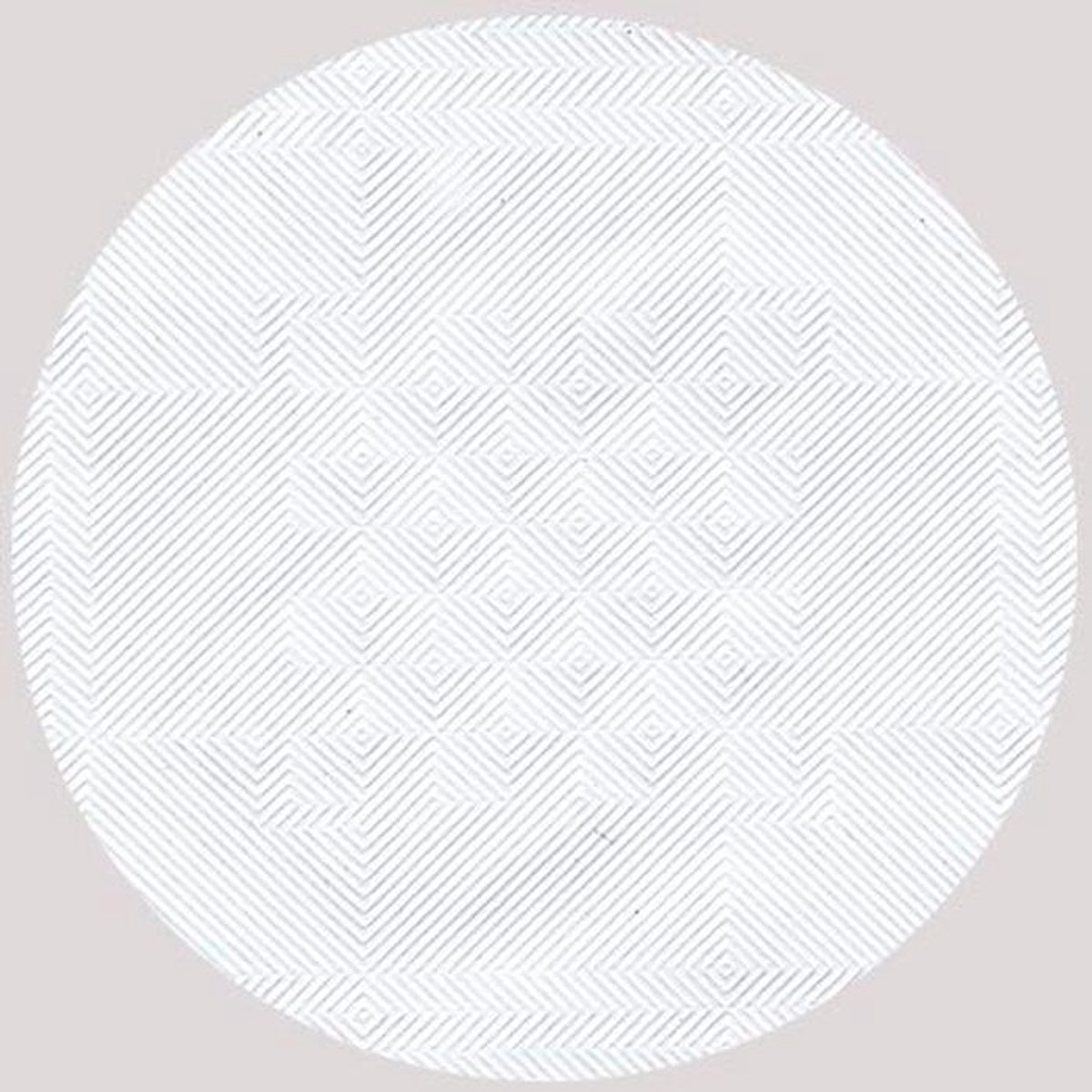 Damast Tafelkleed 50m x 0,8m Wit - Papieren Tafelbedekking