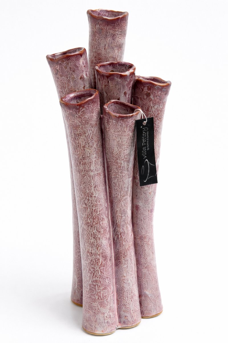 Villa Pottery Vaas - Villa Pottery - Decoratie - Woondecoratie - porselein - waterdicht - Juul 1_4 Pink roze