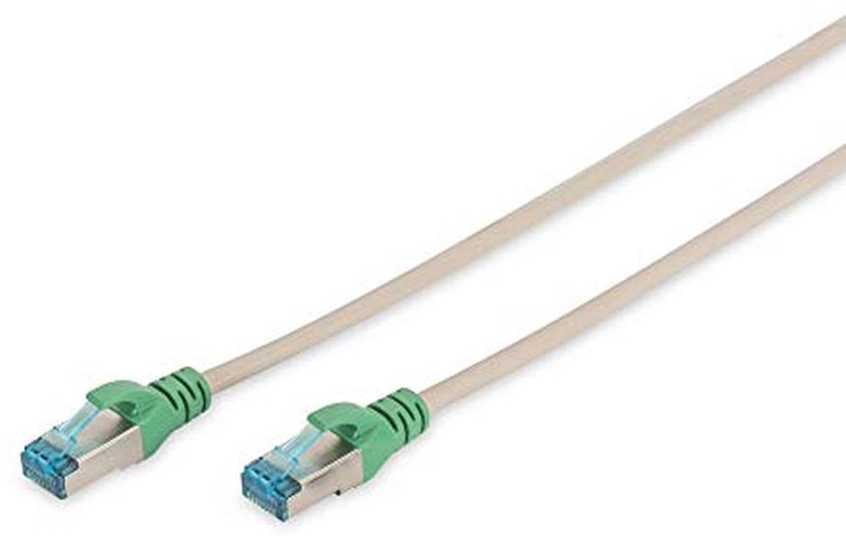 Crossover Netwerkkabel Cat-5e - 2m - F-UTP Afscheiding - Grijs