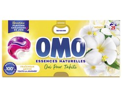 OMO Lessive Capsules 3-en-1 Monoï – Krachtige Reiniging & Tropische Frisheid – Wasmiddelcapsules