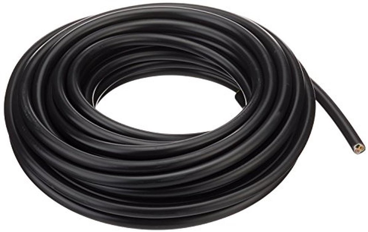 Slangleiding H05 VV-F 3G 1,5 mm² 10 m Zwart