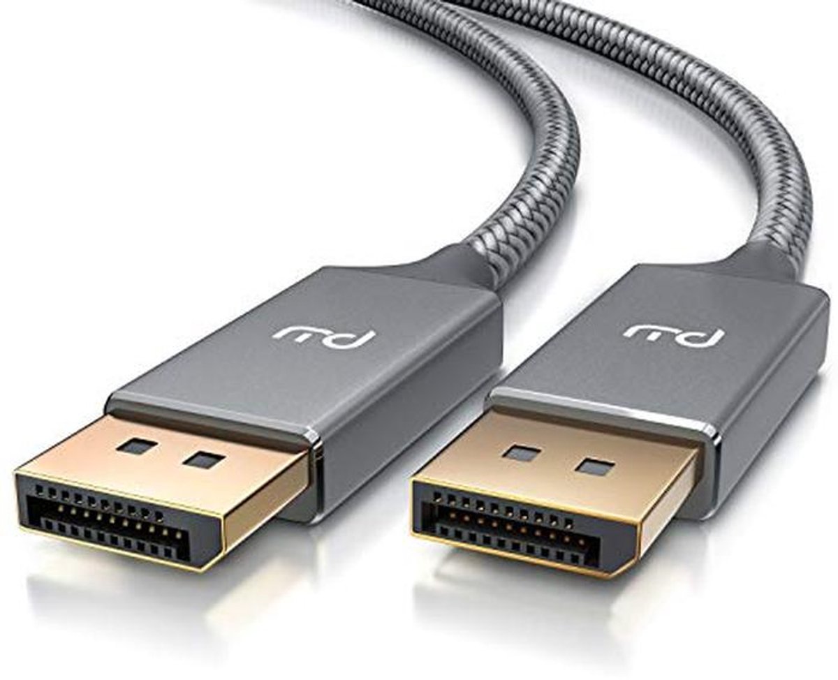 4K DisplayPort Kabel 3m - DP 1.2, 60Hz en 144Hz - Hoge Bandbreedte, Geschikt voor Monitor en Beamer