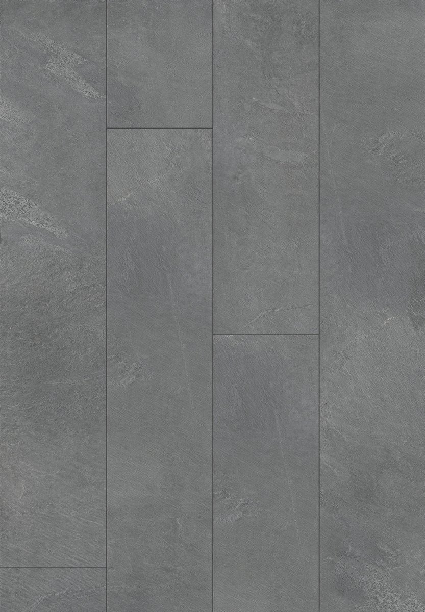 Mexen Grey Dark vinylpanelen 1227 x 187 mm LVT Dryback 2,5 mm, PVC-onderlaag, 4 V-groef, Leisteen - F1359-1227-187-255-4V1-01