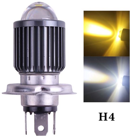 Motorfietskoplamp H4 Modificatie