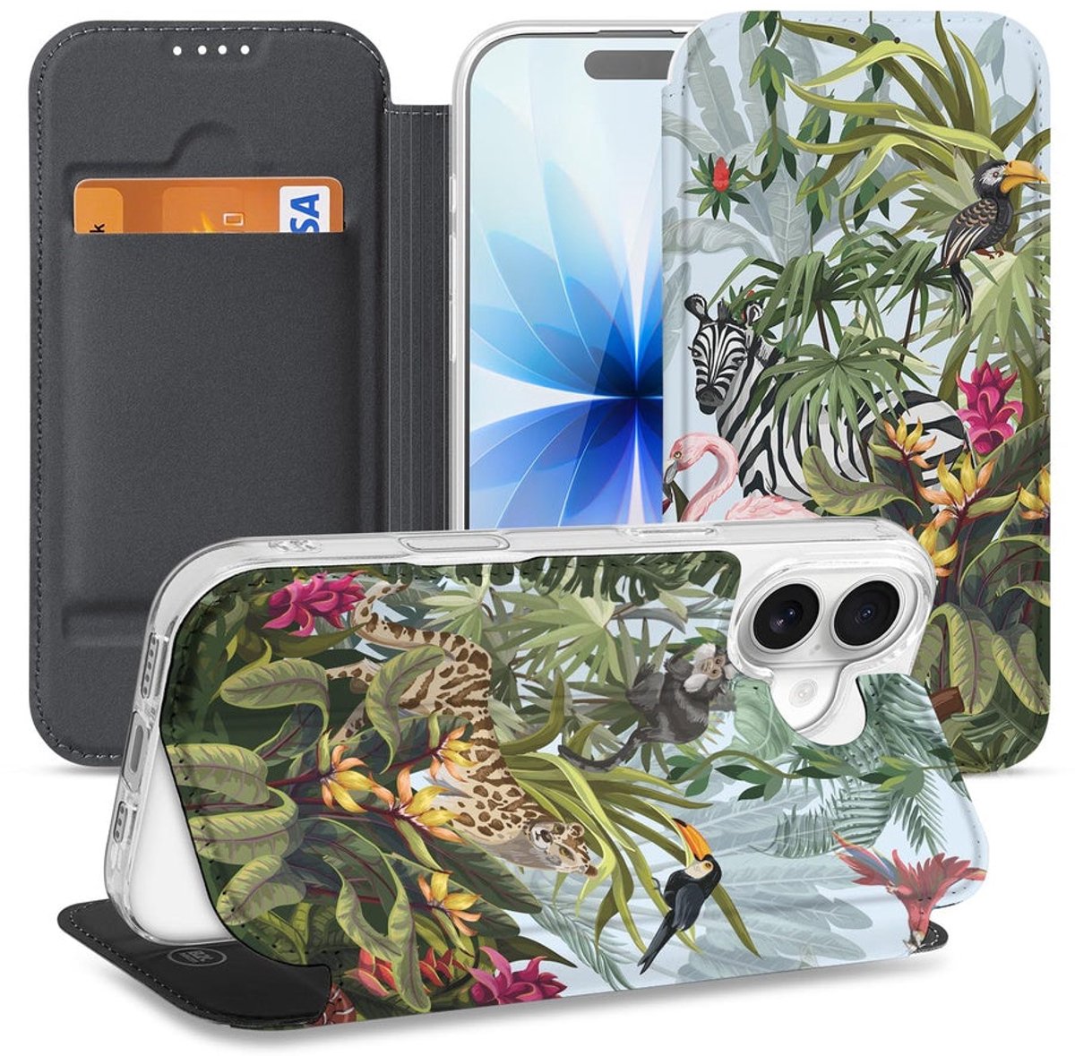 Standcase Hoesje Apple iPhone 17 Jungle