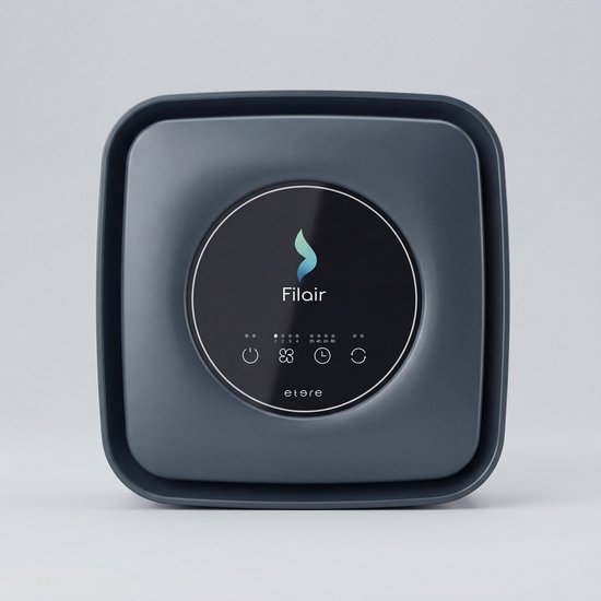 Filair Etere Luchtreiniger – 30m² – HEPA - H13 Filter – Blijvend Effectief & Gecertificeerd filter – Voor Allergie - Pollen – Zwart