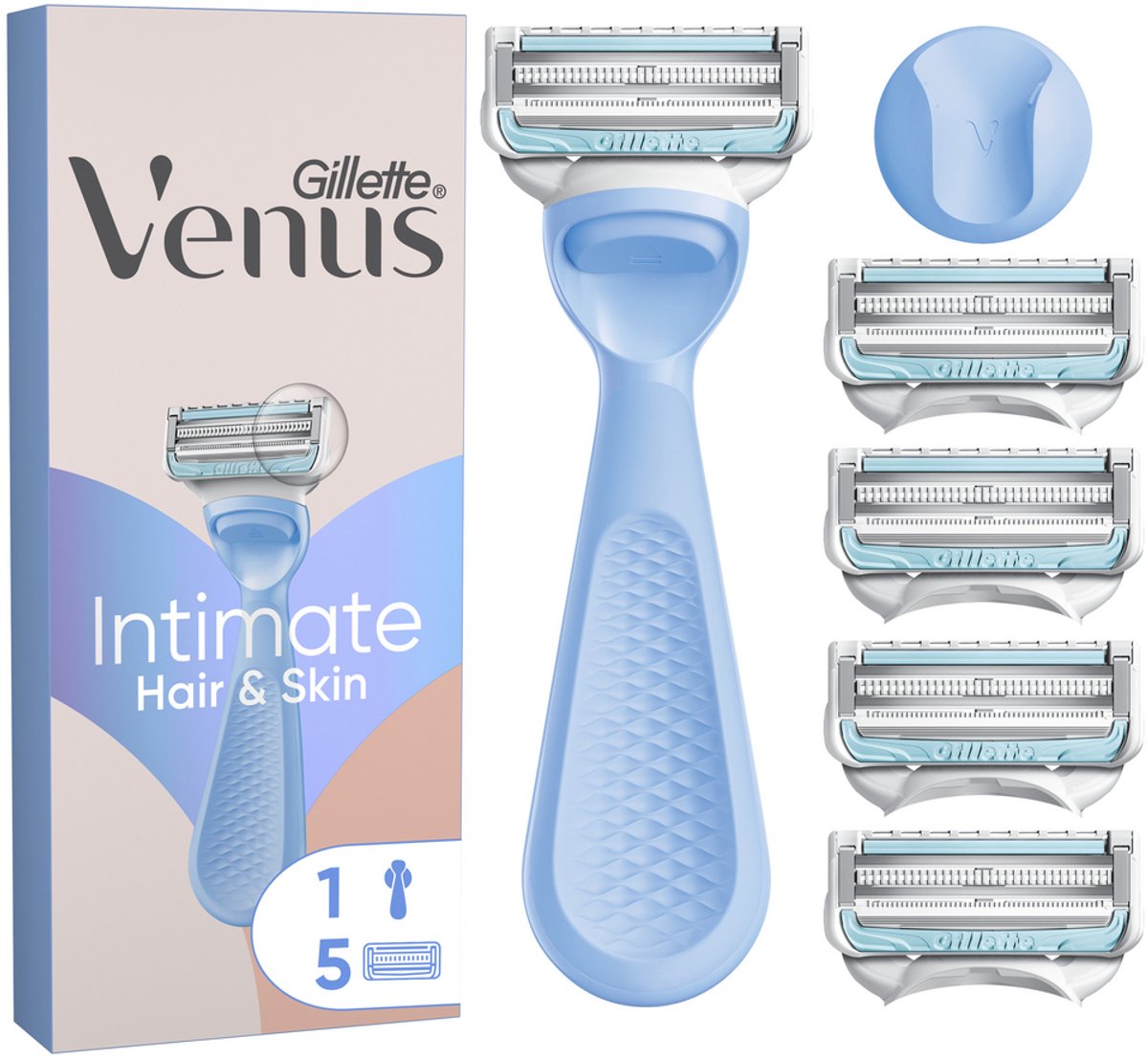 Gillette Venus Intimate + 5 Navulmesjes