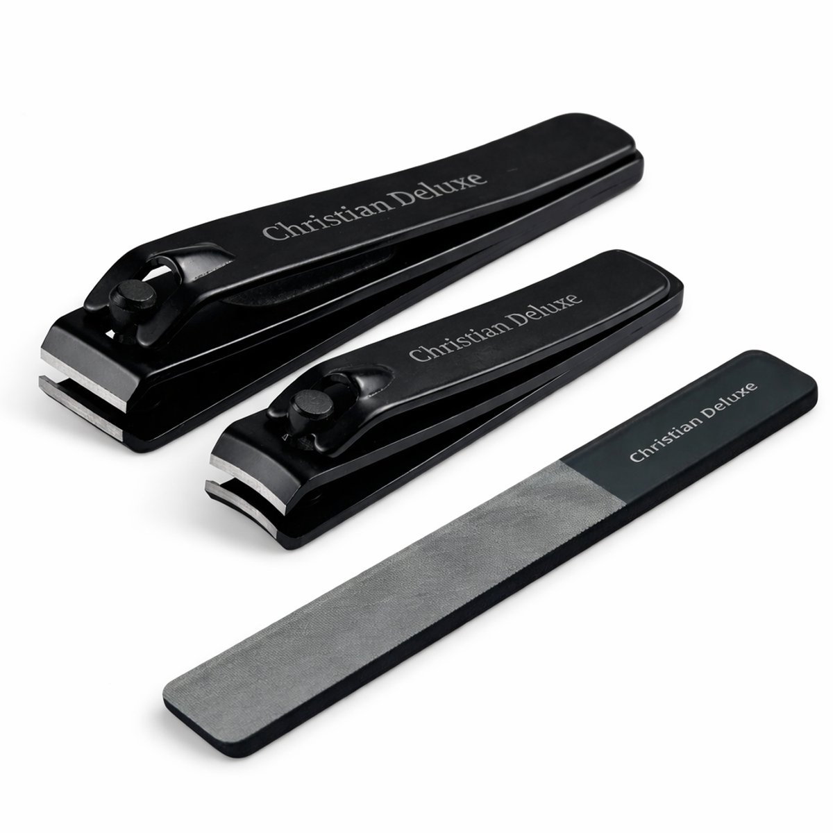 Christian Deluxe® Combo Nagelknipper Set met Nano Glasvijl – Nagelknipper - Teennagelknipper - Pedicureset - Manicure set - Pedicure